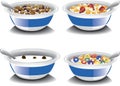 Assorted breakfast cereals