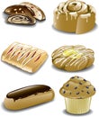 Assorted breakfast sweets Royalty Free Stock Photo