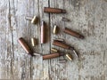 Assorted Caliber Casings from used ammunition