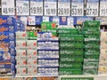 Singapore: Assorted can beer on Sale On Supermarket Shelves