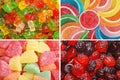 Assorted chewy candy Royalty Free Stock Photo