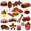 Assorted Chocolate Collection Royalty Free Stock Photo