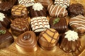 Assorted chocolates Royalty Free Stock Photo