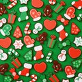 Assorted Christmas cookies. 3D render