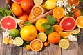 Assorted citrus fruit