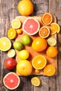 Assorted citrus fruit Royalty Free Stock Photo