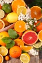 Assorted citrus fruits