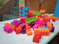 Assorted color of blocks