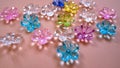 Assorted Colorful Flower Crystal Gems
