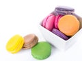 Assorted colorful macaroon