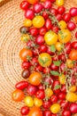 Assorted colorful tomatoes