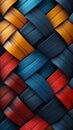 Assorted Colorful Yarn on Black Background Royalty Free Stock Photo