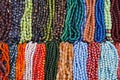 Assorted colourful beads and jewellery, Mylapore, Chennai, Tamil Nadu, India Royalty Free Stock Photo