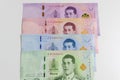 Assorted currency notes of Thailand Bah Royalty Free Stock Photo