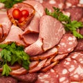 Assorted Deli Cold Meats Royalty Free Stock Photo