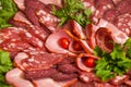 Assorted Deli Cold Meats Royalty Free Stock Photo