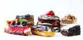 Assorted desserts, cakes and pastries Royalty Free Stock Photo