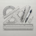 For precision in geometry and technical drawing, serving educational Royalty Free Stock Photo