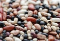 Assorted dried beans background Royalty Free Stock Photo