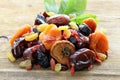 Assorted dried fruits Royalty Free Stock Photo