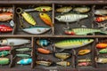 Assorted Fishing Lures Box - Varying Types of Lures for All Fishing Adventures, A fisherman\'s tackle box