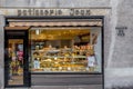 Assorted french bakery products and sweets displayed at Patisseri Jean, metz, France