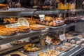 Assorted french bakery products and sweets displayed at Patisseri Jean, metz, France