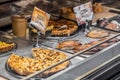 Assorted french bakery products and sweets displayed at Patisseri Jean, metz, France