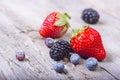 Assorted fresh berries Royalty Free Stock Photo