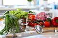 Assorted Fresh Vegetables Kitchen Photography Royalty Free Stock Photo