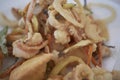 Assorted fried seafood Royalty Free Stock Photo