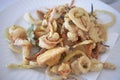 Assorted fried seafood Royalty Free Stock Photo