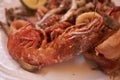 Assorted fried seafood Royalty Free Stock Photo