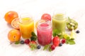 Assorted fruit juice Royalty Free Stock Photo