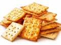 Assorted Golden Biscuits Royalty Free Stock Photo