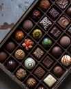 Assorted Gourmet Chocolates in a Box