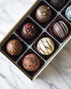 Assorted Gourmet Chocolates in Elegant Packaging