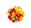 Assorted Gummy Candies Mix Isolated