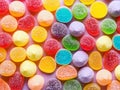 Assorted gummy candies. Top view. Jelly sweets Royalty Free Stock Photo