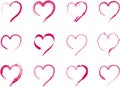 Assorted Hearts Royalty Free Stock Photo