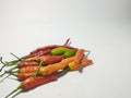 Assorted Hot Chilies Close Up Royalty Free Stock Photo