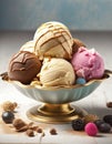 Assorted ice cream