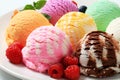 Assorted ice cream Royalty Free Stock Photo