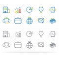 assorted icons. Vector illustration decorative design Royalty Free Stock Photo