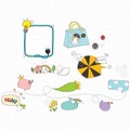 assorted icons. Vector illustration decorative design Royalty Free Stock Photo