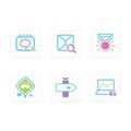 assorted icons. Vector illustration decorative design Royalty Free Stock Photo
