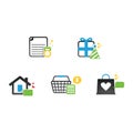 assorted icons. Vector illustration decorative design