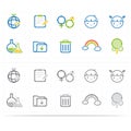 assorted icons. Vector illustration decorative design