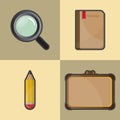 assorted icons. Vector illustration decorative design Royalty Free Stock Photo