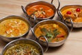 Assorted Indian food set Royalty Free Stock Photo